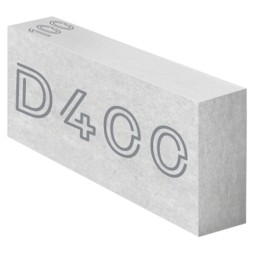 Газобетонный блок 100*250*625мм D400