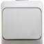 Выключатель 1-кл. ОП Этюд 10А IP44 10AX сер. SE BA10-041C