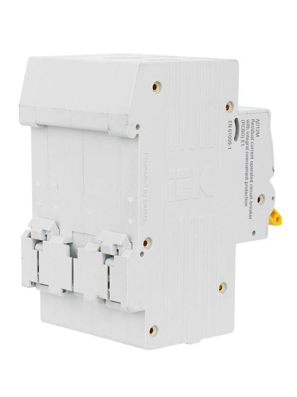 Выключатель автоматический дифференциального тока 2п C 25А 30мА тип A 4.5кА АД-12М KARAT IEK MAD12-2-025-C-030