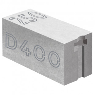 Газобетонный блок 250*250*625мм D400
