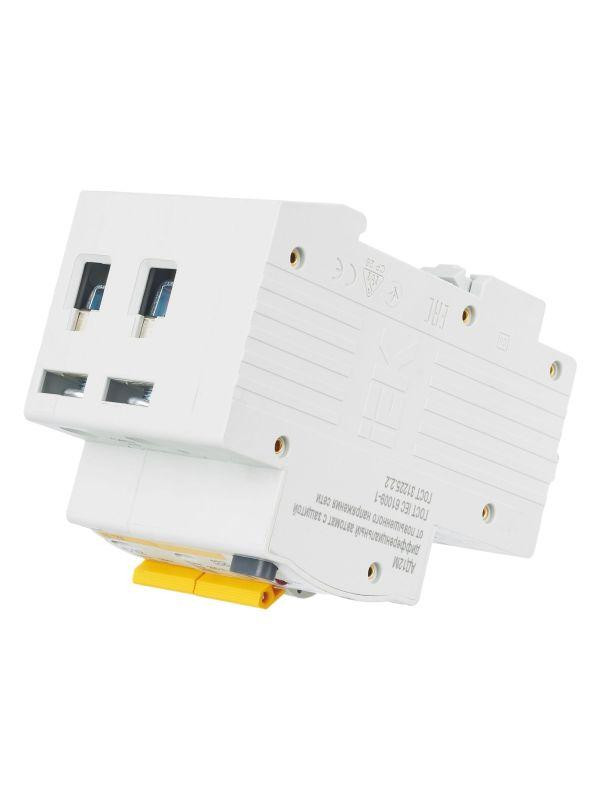 Выключатель автоматический дифференциального тока 2п C 32А 30мА тип A 4.5кА АД-12М KARAT IEK MAD12-2-032-C-030