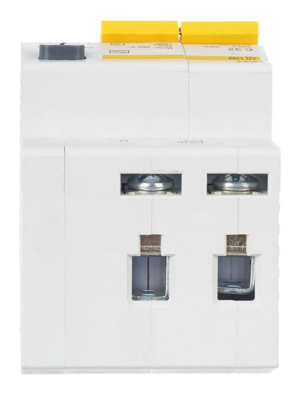 Выключатель автоматический дифференциального тока 2п C 32А 30мА тип A 4.5кА АД-12М KARAT IEK MAD12-2-032-C-030