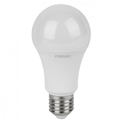 Лампа светодиодная LED Value A 25Вт 3000К тепл. бел. E27 2000лм угол пучка 180град. 220-240В матов. пластик (замена 200Вт) OSRAM 4058075696716