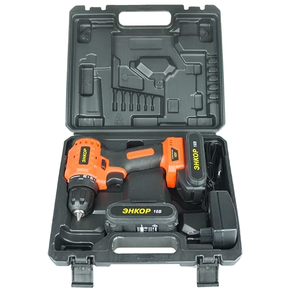 ЭНКОР 50028 Шуруповерт аккумуляторный ДША 20 ЛБ отзывы тд альфа