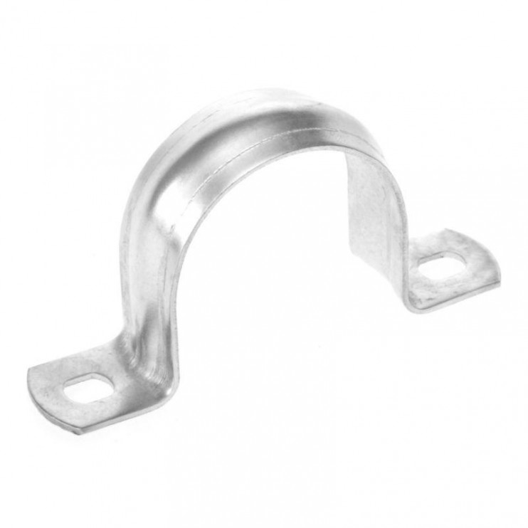 Скоба крепежная двухлапковая СМД d48-50мм метал. (уп.50шт) Промрукав PR08.2552