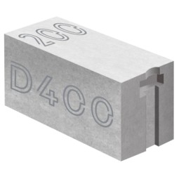 Газобетонный блок 200*250*625мм D400