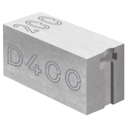 Газобетонный блок 200*250*625мм D400