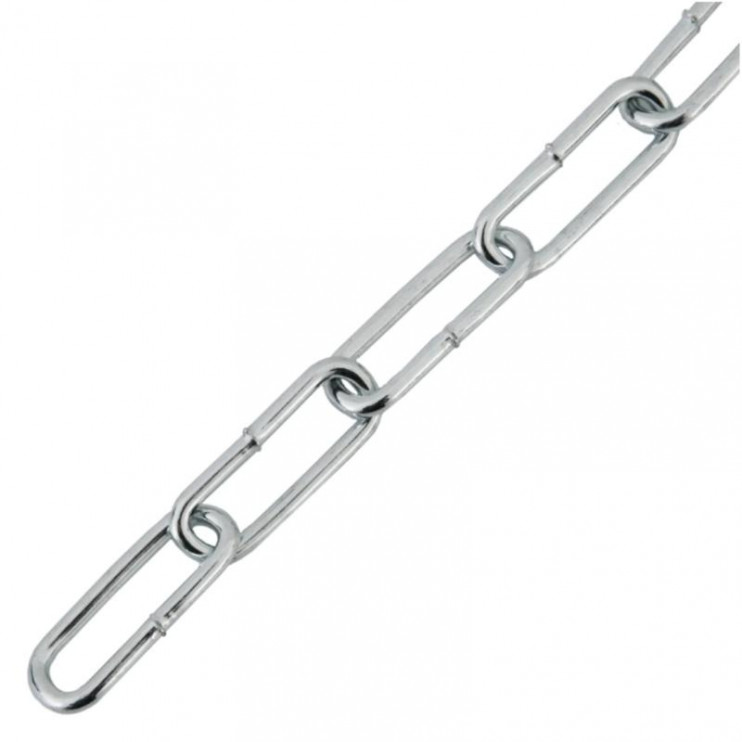 Цепь длиннозвенная 3мм DIN 763 (LLC) накл. (уп.60м) Tech-Krep/Zitar 103331