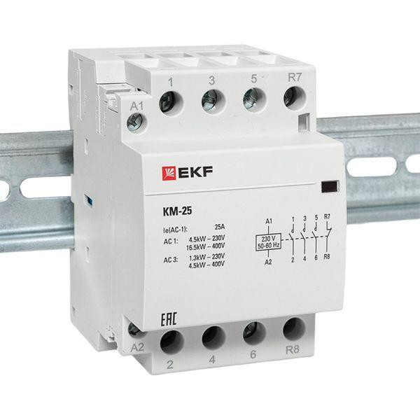 Контактор модульный КМ 25А 3NО+NC (3 мод.) EKF km-3-25-31