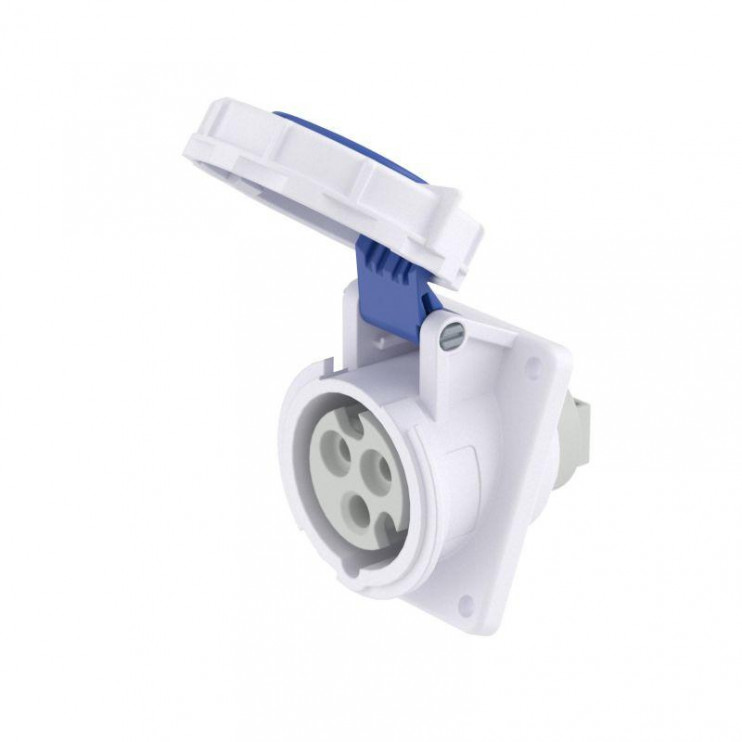 Розетка скрыт. уст. 16А 230В 2P+E с наклоном IP67 DKC DIS4181663