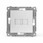 Розетка компьютерная 2-м СП Pixel RJ45 кат.5E механизм бел. TOKOV ELECTRIC TKE-PX-RC2-C01
