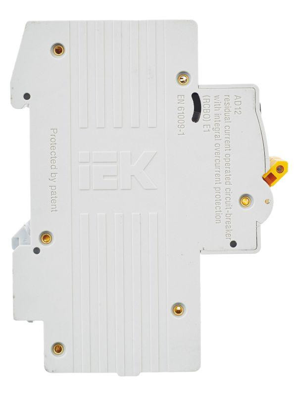 Выключатель автоматический дифференциального тока 2п C 50А 100мА тип AC 4.5кА АД-12 KARAT IEK MAD10-2-050-C-100