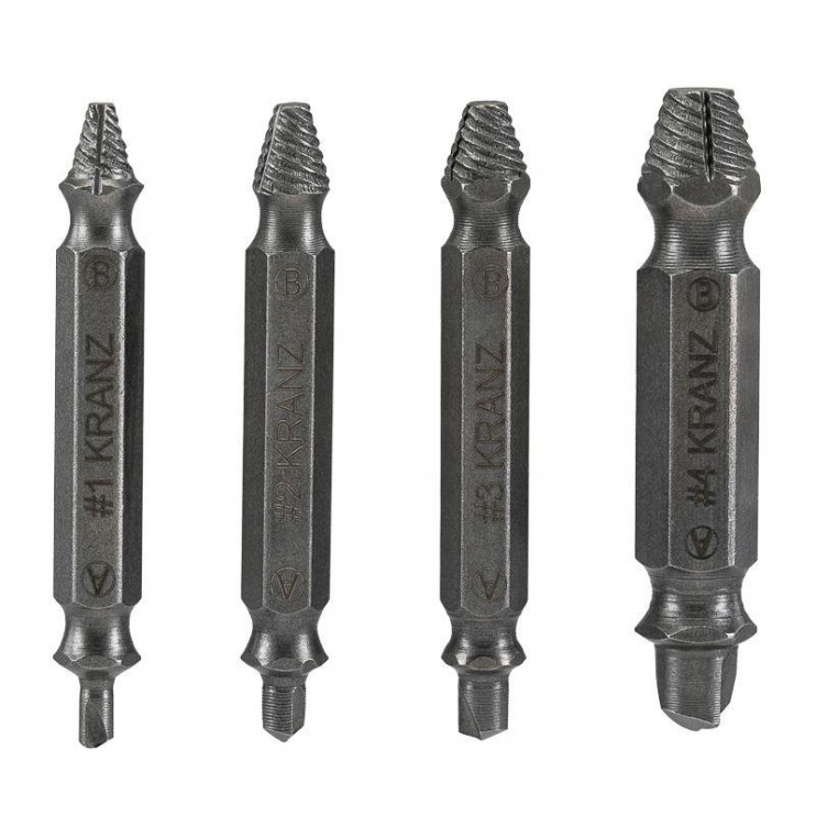 Набор экстракторов для шурупов Профи Kranz KR-12-6703