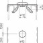 Фиксатор поворотный DRL 311 2 FT гор. оцинк. OBO 6065147