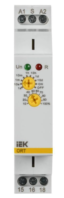 Реле задержки включения ORT 1 контакт 12-240В AC/DC IEK ORT-A1-ACDC12-240V