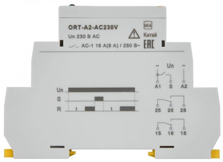 Реле задержки включения ORT 2 контакта 230В AC IEK ORT-A2-AC230V