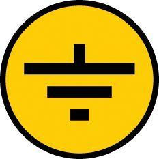 Символ "Заземление" 30х30 IEK YPC20-ZAZEM-1-096