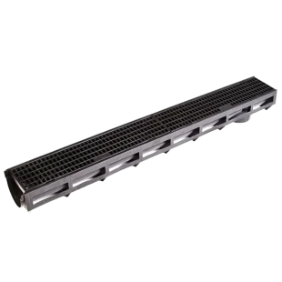 AQUASTOK Aqua-Top DN90 H100 лоток с пластиковой решеткой