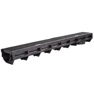 AQUASTOK Aqua-Top DN90 H100 лоток с пластиковой решеткой