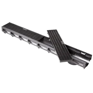 AQUASTOK Aqua-Top DN90 H100 лоток с пластиковой решеткой