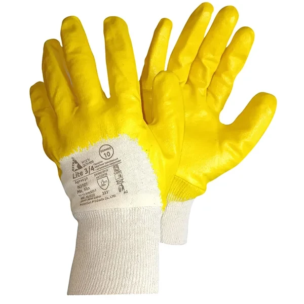 Перчатки ASTRA Lite 3/4 трикотажные с нитриловым покрытием 11 (XXL)