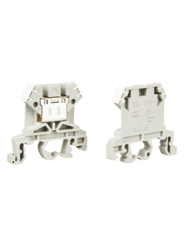 Зажим наборный ЗНИ-4кв.мм (JXB35А) сер. IEK YZN10-004-K03