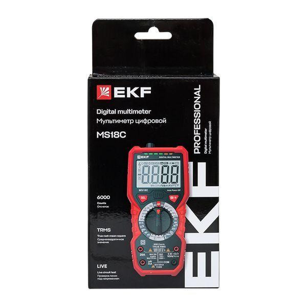 Мультиметр цифровой MS18C Professional EKF In-180701-pm18C