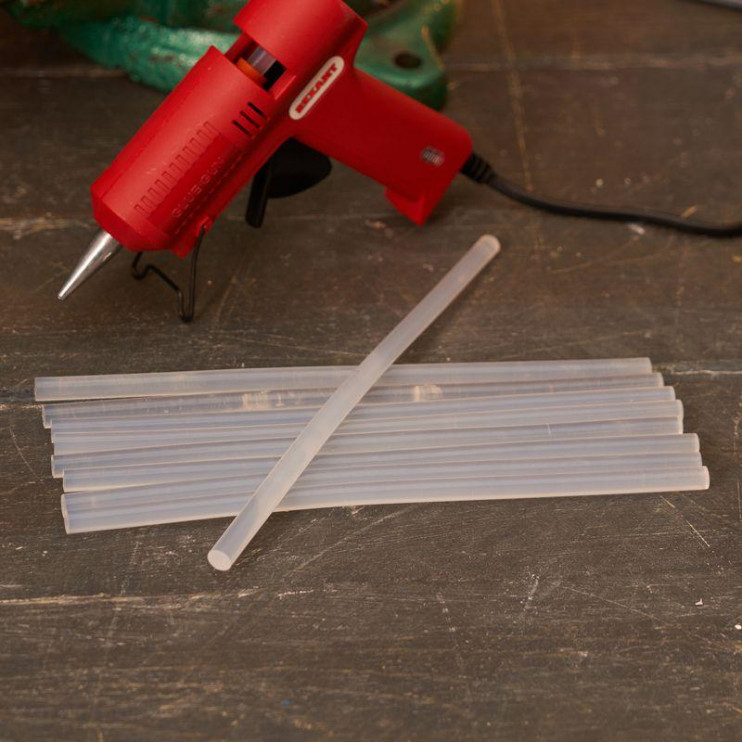 Стержень клеевой d7.4мм L200мм прозр. (уп.10шт) Rexant 09-1103