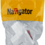 Вилка угловая 61 364 NCA-PL05-16A-ESC-WH с заземл. с выкл. бел. Navigator 61364