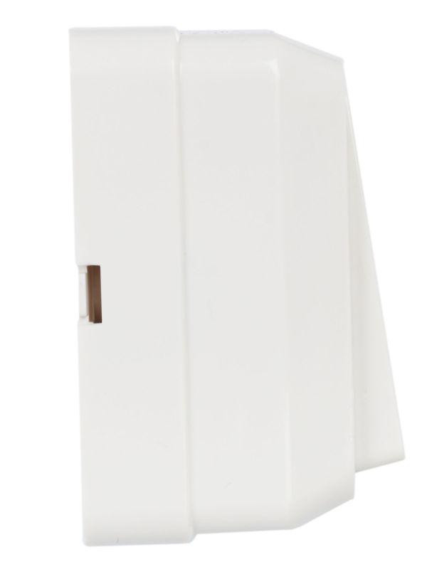 Выключатель кнопочный 1-кл. ОП Октава 10А IP20 ВСк20-1-0-ОБ бел. IEK EVO13-K01-10-DC