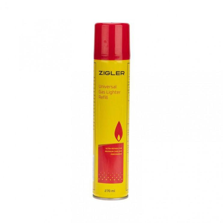 Газ для зажигалок металлический баллон 270мл (8 переходников) 09-1406