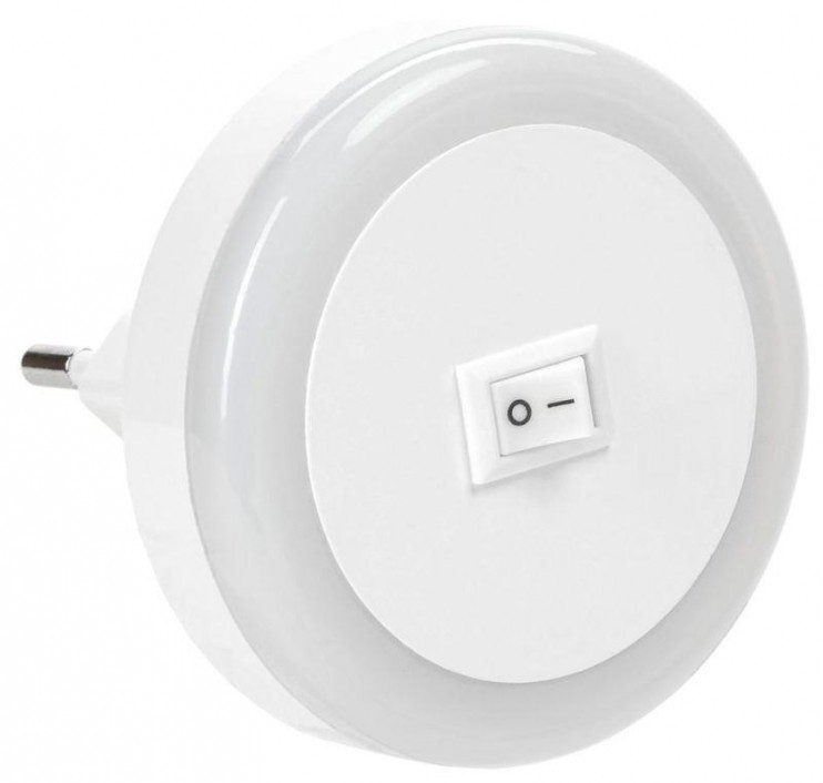 Светильник-ночник 006 круг 220В IEK LDNN0-006-RD-P-00-S-K01