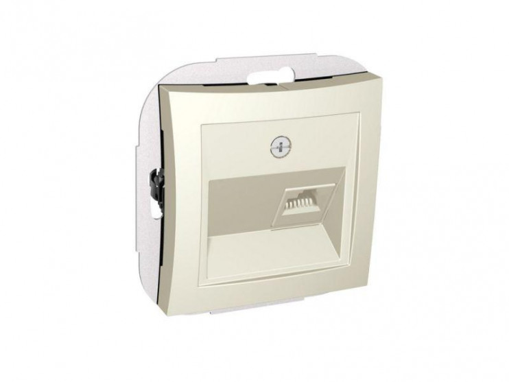 Розетка компьютерная СП Дуэт RJ45 кат.5E механизм беж. SchE WDE000283