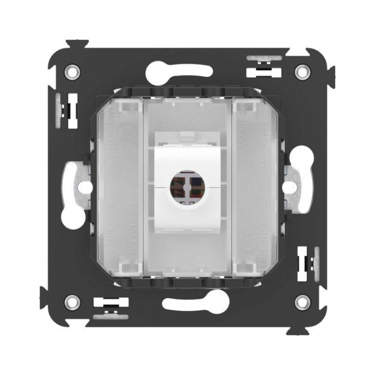 Розетка компьютерная 1-м СП Avanti "Белое облако" RJ45 кат.5E без шторок механизм DKC 4400663