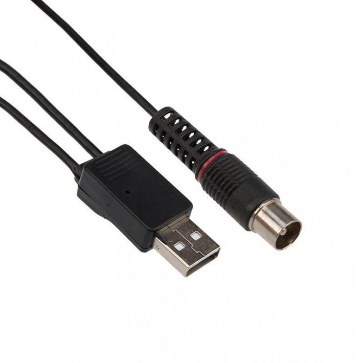 Антенна ТВ комнатная "АКТИВНАЯ" для цифрового телевидения DVB-T2 RX-269 (с USB) Rexant 34-0269