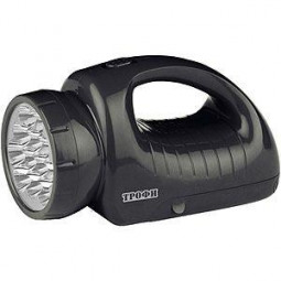 Фонарь-прожектор аккумуляторный TSP12 12 + 18LED аккум. 4В 1.8А.ч ЗУ 220В (картон. упак.) Трофи C0045551