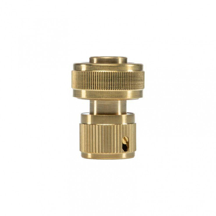 Коннектор латунный быстросъемный для шланга 3/4дюйма ЧЕТЫРЕ СЕЗОНА 62-0214