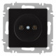 Розетка 1-м СП Accent 6-201-05 16А IP20 250В 2P антрацит Intro Б0063665