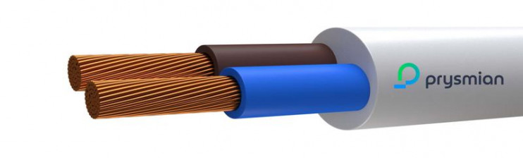 Провод ПВС 2х0.75 Б (бухта) (м) РЭК-PRYSMIAN 0102020201