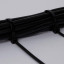 Хомут кабельный 4.8х300 нейл. черн. (уп.100шт) IEK UHH32-D048-300-100