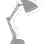 Светильник KD-331 C26 настол. 230В 40Вт E27 тауп Camelion 13873