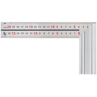 Угольник 200мм с алюминиевым основанием ЭНКОР