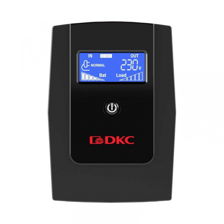 Источник бесперебойного питания ИБП Info LCD 800В.А IEC C13 (3) USB + RJ45 DKC INFOLCD800I
