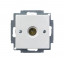 Розетка телевизионная одиночная TV Basic механизм альп. бел. ABB 2CKA001724A4276