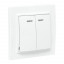 Выключатель 2-кл. СП Минск 10А IP20 с индикатором бел. Basic EKF ERV10-123-10