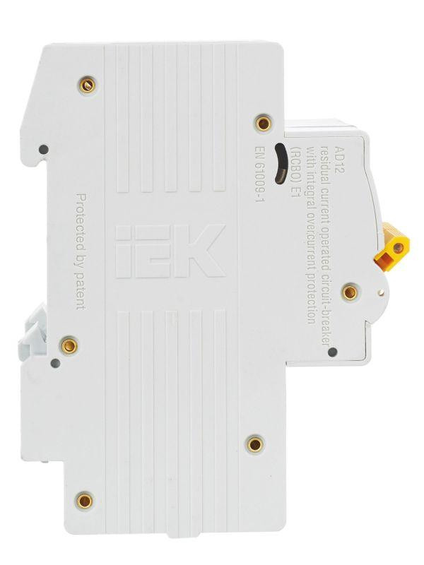 Выключатель автоматический дифференциального тока 2п C 25А 100мА тип AC 4.5кА АД-12 KARAT IEK MAD10-2-025-C-100