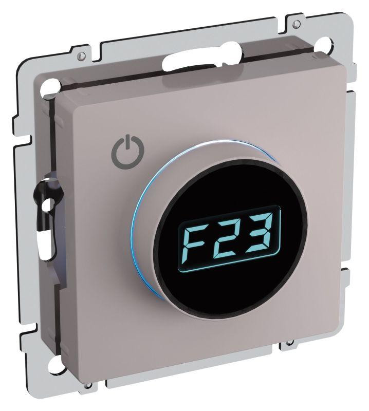 Термостат электронный с индик. BRITE СП IP20 ТС10-1-БрЖ механизм жемчуж. IEK BR-RT11-K36