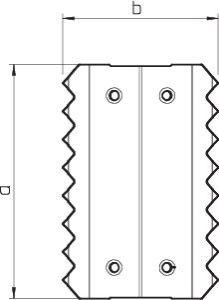 Соединитель стыковой LKM SV60 V2A 75х50 OBO 6247466