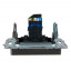 Розетка компьютерная СП RJ45 кат.6 BRITE РК11-БрС механизм сталь IEK BR-K10-2-K46