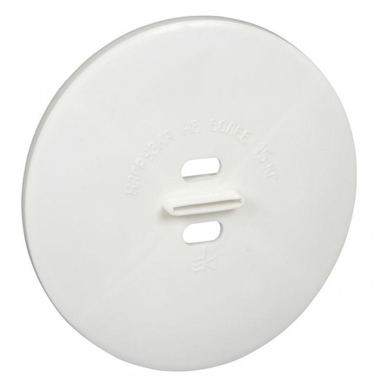 Розетка потолочная с удлинен. осью бел. SE RP-1-2